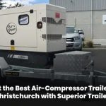 Heavy-duty air-compressor trailer by Superior Trailers in Christchurch