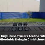 Modern tiny house trailer in Christchurch offering affordable living solution