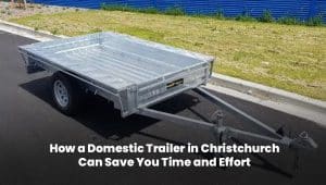 Domestic trailer in Christchurch used for easy transport and garden work