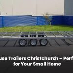 Heavy-duty tiny house trailer ready for a small home build in Christchurch.