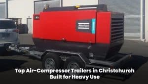 Heavy-duty air-compressor trailer in Christchurch