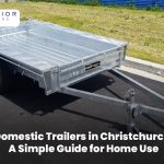 Domestic trailer for home use in Christchurch carrying garden tools and household items