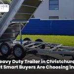 Heavy duty trailer in Christchurch used for transporting equipment and heavy loads in 2026.
