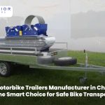 Custom motorbike trailer in Christchurch designed for safe and secure motorcycle transport.