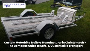 Custom motorbike trailer manufacturer in Christchurch