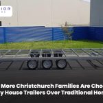 Modern tiny house trailer in Christchurch showcasing affordable, sustainable, and flexible living for families in New Zealand.
