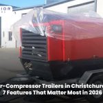 Air-compressor trailer with key features for Christchurch work