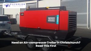 Air-compressor trailer in Christchurch for mobile work and towing