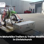 Custom motorbike trailer and trailer modifications in Christchurch