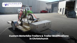 Custom motorbike trailer and trailer modifications in Christchurch