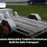 Custom motorbike trailer in Christchurch for safe bike transport