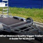 Quality digger trailer designed for transporting excavators and digging equipment in New Zealand.