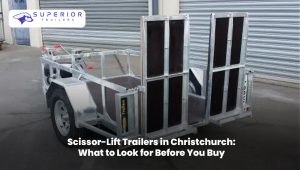 Scissor-lift trailers in Christchurch for safe and efficient lifting applications