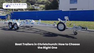 Boat trailer in Christchurch for transporting boats safely and securely.