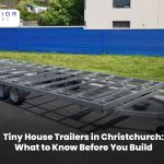 Tiny house trailer in Christchurch ready for a compact home build